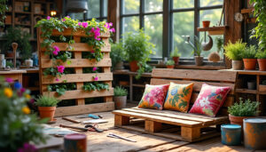découvrez des idées créatives et faciles pour recycler des palettes en objets déco, meubles ou rangements. donnez une seconde vie à vos palettes grâce à des tutoriels diy récup originaux et écologiques !
