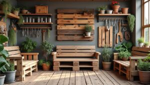 découvrez des idées créatives et faciles de bricolage avec des palettes récupérées pour décorer et aménager votre intérieur tout en respectant l'environnement.