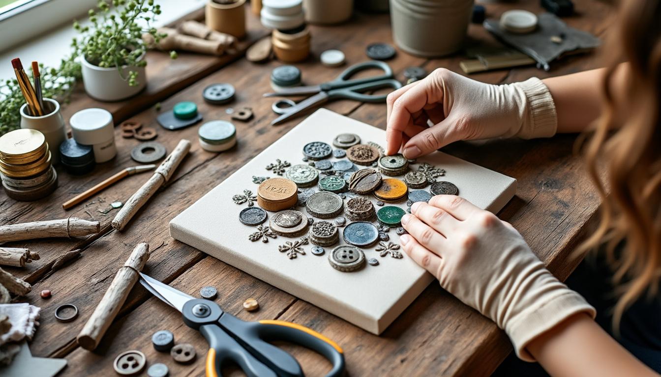 découvrez comment créer un tableau déco original en utilisant des objets récupérés. apprenez des astuces simples pour recycler et embellir votre intérieur de manière éco-responsable.