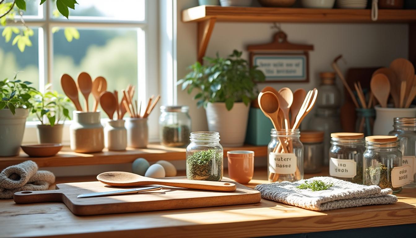 découvrez des idées diy pour créer des accessoires de cuisine pratiques et originaux faits maison, alliant créativité et utilité au quotidien.